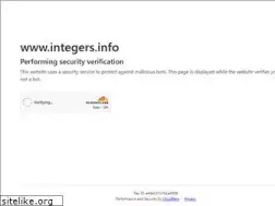 Sites similar to integers.info