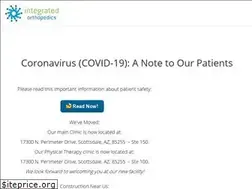 Sites similar to integratedorthopedicsaz.com