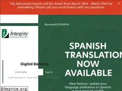 Sites similar to integritybankandtrust.com