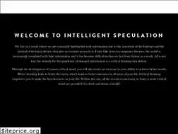 Sites similar to intelligentspeculation.com