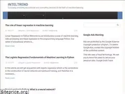 Sites similar to inteltrend.com