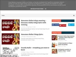 Sites similar to intelugulyrics.in