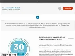 Sites similar to intensivecarefoundation.org.au
