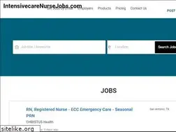 Sites similar to intensivecarenursejobs.com