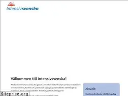Sites similar to intensivsvenska.se
