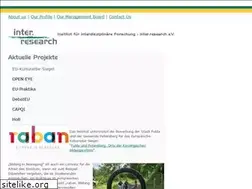 Sites similar to inter-research.eu