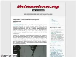 Sites similar to interacciones.org