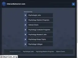 Sites similar to interactbehavior.com