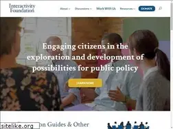Sites similar to interactivityfoundation.org