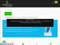 Sites similar to intercarerecruitment.com
