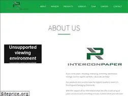 Sites similar to interconpaper.com