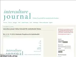 Sites similar to interculture-journal.com