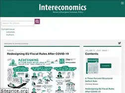 Sites similar to intereconomics.eu