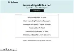 Sites similar to interestingarticles.net