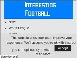 Sites similar to interestingfootball.com
