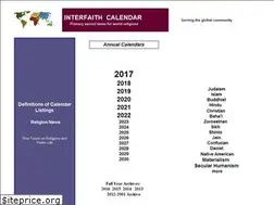 Sites similar to interfaith-calendar.org