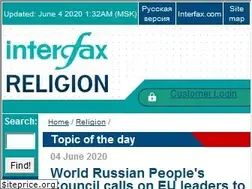 Sites similar to interfax-religion.com