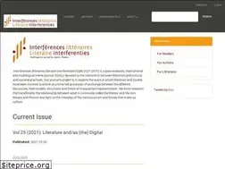 Sites similar to interferenceslitteraires.be