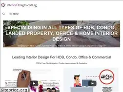 Sites similar to interiordesigns.com.sg