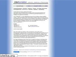 Sites similar to interkorrektor.de