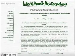 Sites similar to interkulturelle-musikerziehung.de