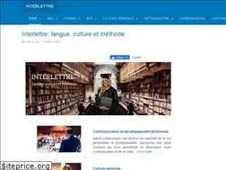 Sites similar to interlettre.com