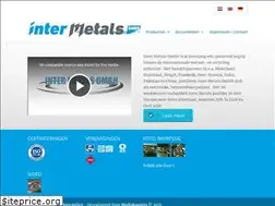 Sites similar to intermetals.de