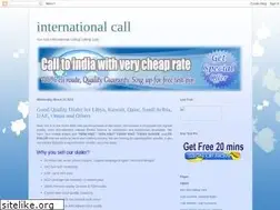 Sites similar to international-call.blogspot.com