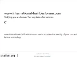 Sites similar to international-hairlossforum.com