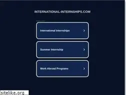 Sites similar to international-internships.com