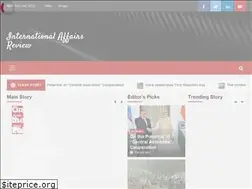 Sites similar to internationalaffairsreview.com