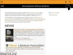Sites similar to internationalafricaninstitute.org