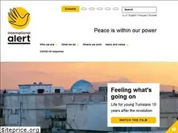 Sites similar to internationalalert.org