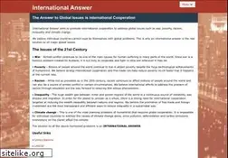 Sites similar to internationalanswer.org
