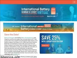 Sites similar to internationalbatteryseminar.com