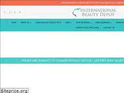 Sites similar to internationalbeautydepot.com