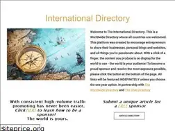 Sites similar to internationaldirectory.org
