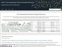 Sites similar to internationalgenome.org