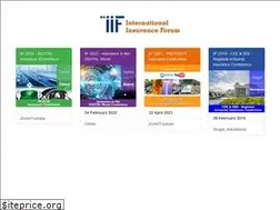 Sites similar to internationalinsuranceforum.com