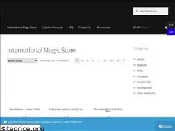 Sites similar to internationalmagicstore.com