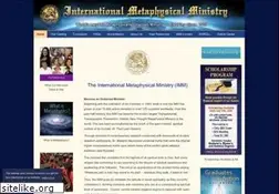 Sites similar to internationalmetaphysicalministry.com