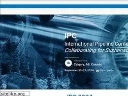 Sites similar to internationalpipelineconference.com
