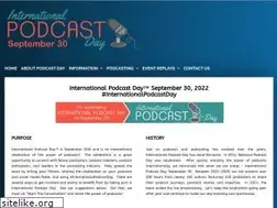 Sites similar to internationalpodcastday.com