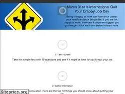 Sites similar to internationalquityourcrappyjobday.com