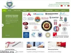 Sites similar to internationalscienceediting.com