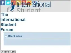 Sites similar to internationalstudentforum.com