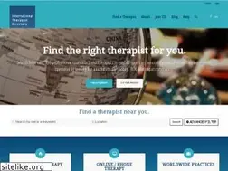 Sites similar to internationaltherapistdirectory.com
