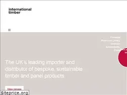 Sites similar to internationaltimber.com