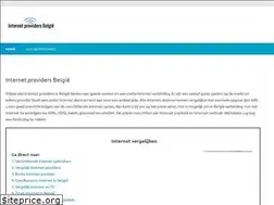 Sites similar to internet-providers-belgie.be