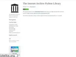 Sites similar to internetarchive.readthedocs.io